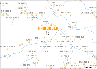 map of Kanīj Kolā