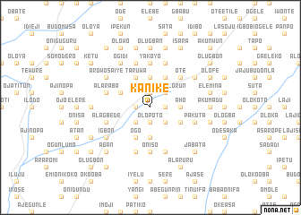 map of Kanike