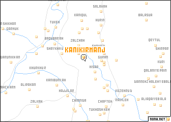 map of Kānī Kirmānj