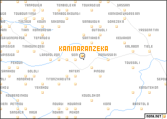 map of Kaninaranzéka