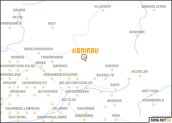 map of Kānī Nāv