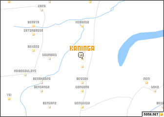 map of Kaninga