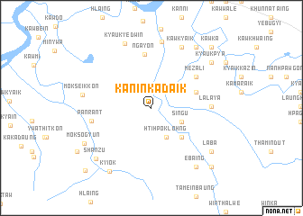 map of Kaninkadaik