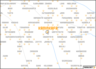 map of Kaninkafa