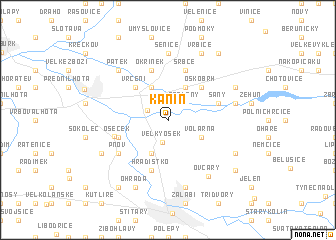 map of Kanín