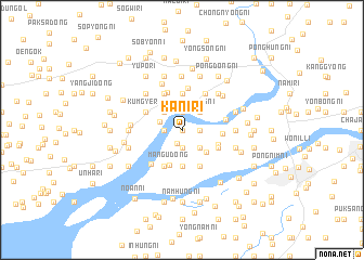 map of Kani-ri