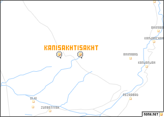 map of Kanī Sakht