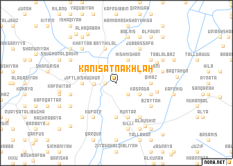 map of Kanīsat Nakhlah