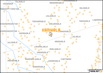 map of Kaniwāla
