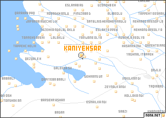 map of Kānīyeh Sar