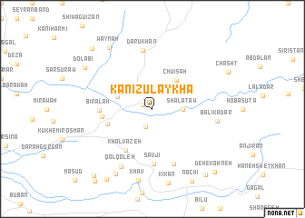 map of Kānī Zulaykhāʼ