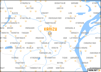 map of Kanizu