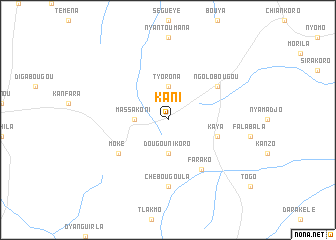 map of Kani