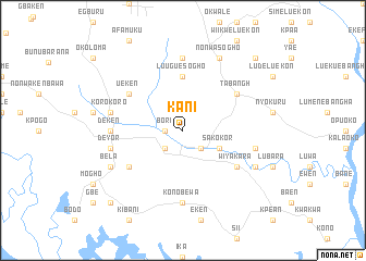 map of Kani