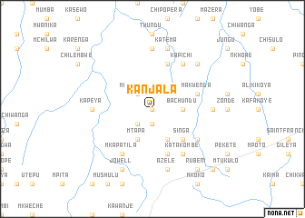 map of Kanjala