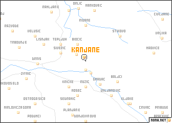 map of Kanjane