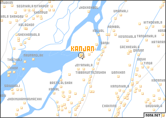 map of Kānjan