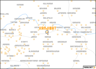 map of Kanjibat