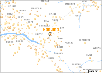map of Kanjina