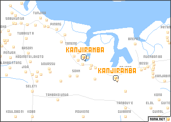 map of Kanjiramba