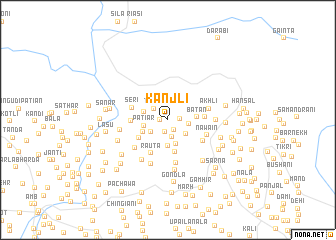 map of Kānjli