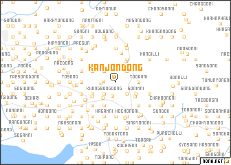 map of Kanjŏn-dong