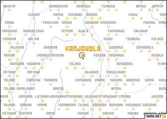 map of Kanjowola