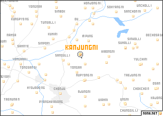map of Kanjung-ni