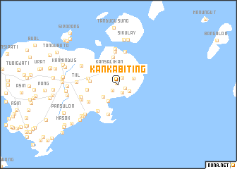 map of Kan-Kabiting