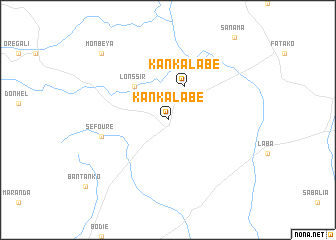 map of Kankalabé