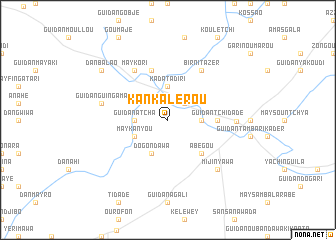 map of Kankalérou