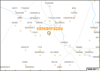 map of Kankanfogou