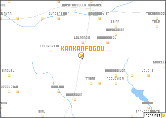 map of Kankanfogou