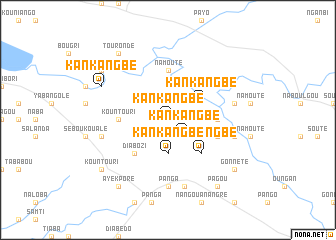 map of Kankangbé