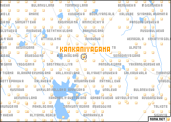 map of Kankaniyagama
