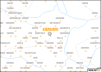 map of Kankani