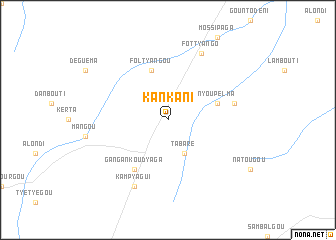 map of Kankani