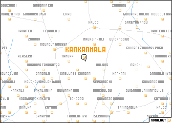 map of Kankan Mala