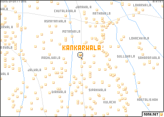 map of Kankarwāla