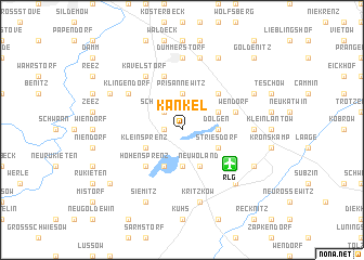 map of Kankel