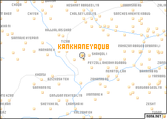 map of Kan Khān-e Ya‘qūb