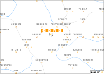 map of Kankobara