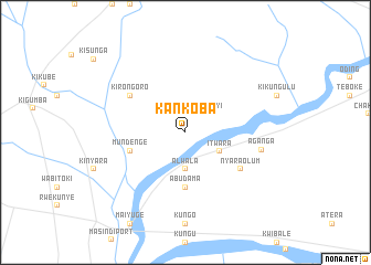 map of Kankoba
