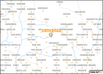 map of Kankongo