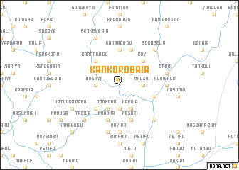 map of Kankorobaia