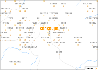map of Kankouma