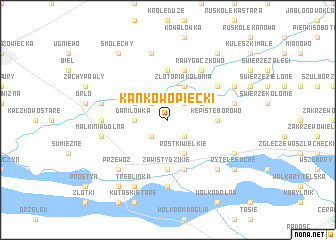 map of Kańkowo Piecki