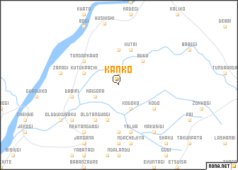 map of Kanko