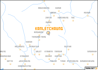 map of Kanletchaung