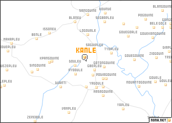 map of Kanlé